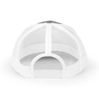 Barbados Flag Outline Snapback Trucker Cap — Glitter Map Patch
