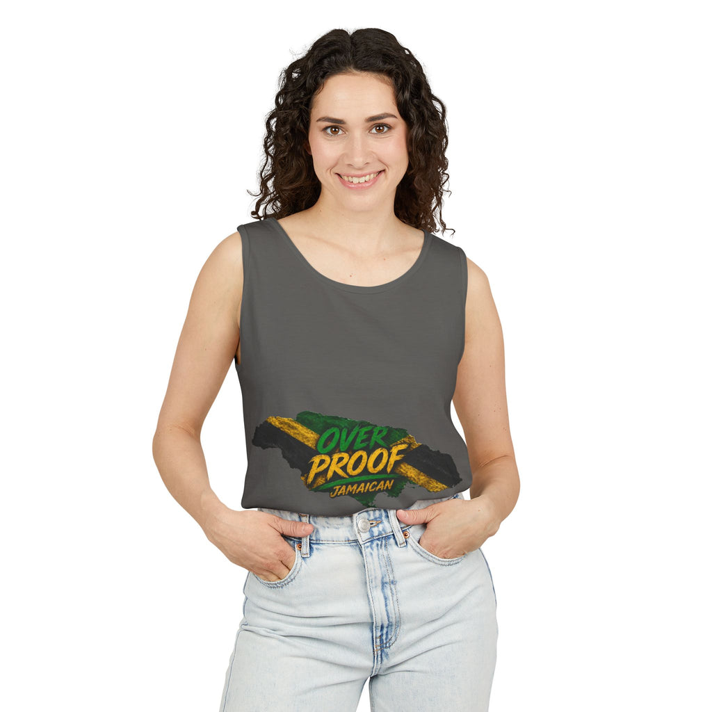 Jamaica Map "Overproof"  Men Tank Top — Island Vibe Graphic Tank