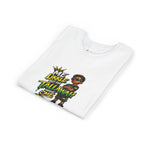Youth Tee — "Me Likkle But Mi Talk A Wahn Make A Cme" Jamaican Kids Graphic T‑Shirt