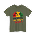 One Station One Culture One Love Men T-Shirt — Reggae Palm Tree Rasta Graphic Tee