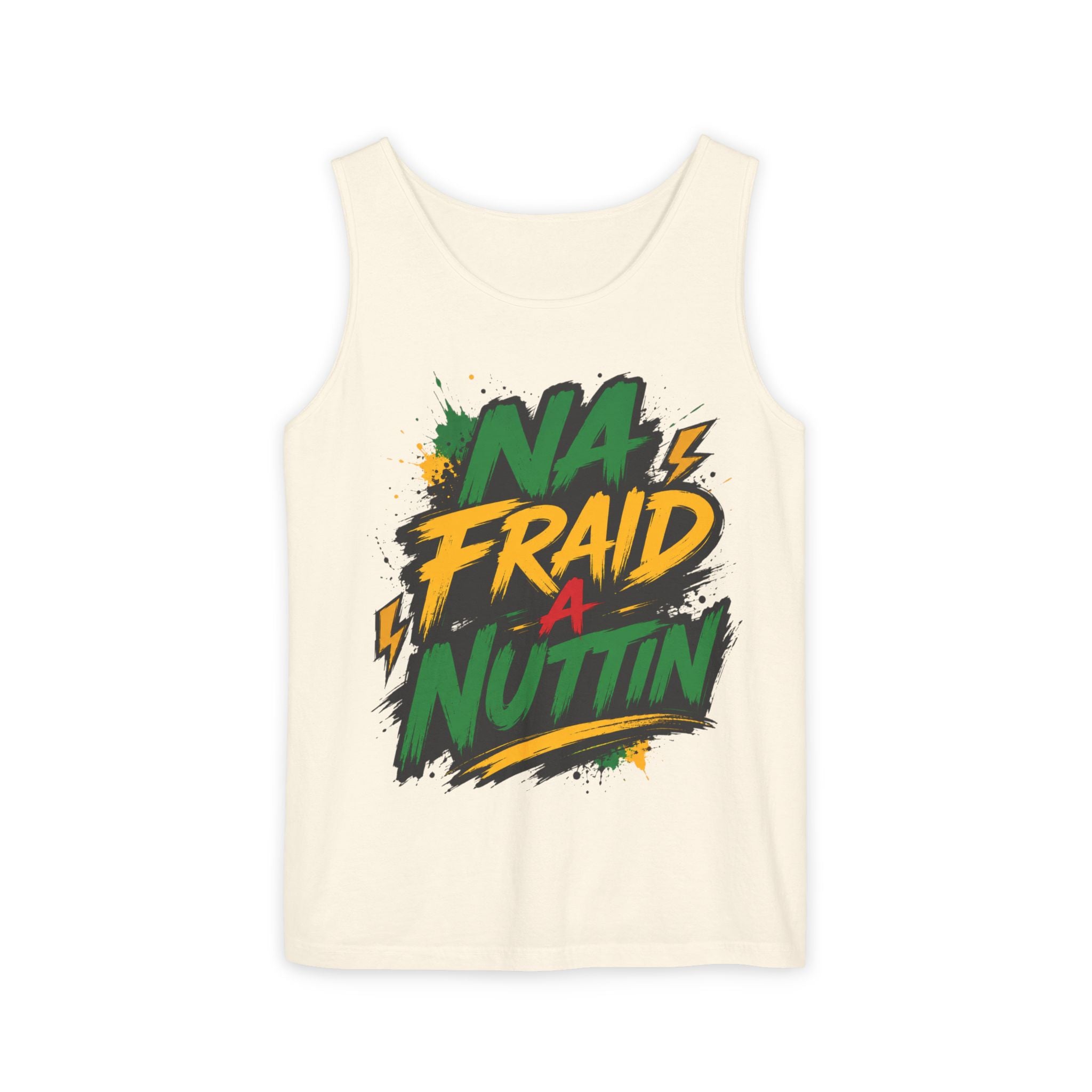 Jamaica Flag Kiss Tank Top — Jamaican Pride Lip Print