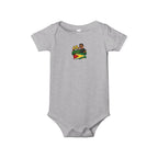 Infant Onesie with Reggae Dad & Guyana Flag Design — Cute Baby Bodysuit
