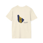 Barbados Flag Map Men T-Shirt – Distressed Island Pride Tee