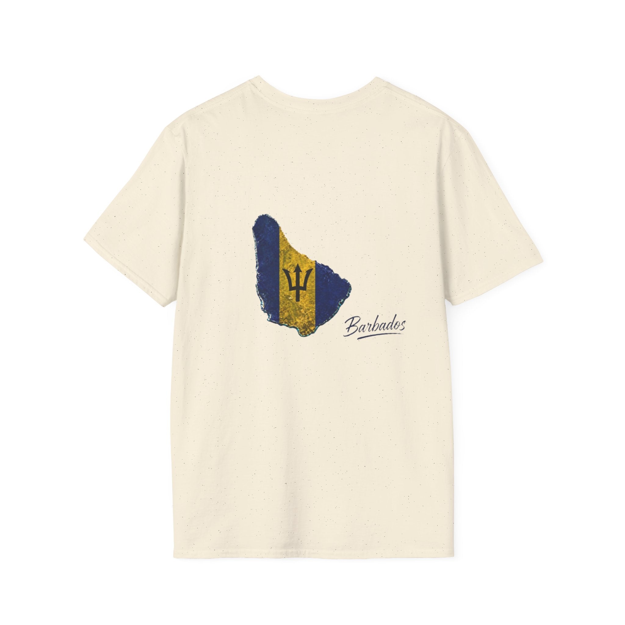 Barbados Flag Map Men T-Shirt – Distressed Island Pride Tee