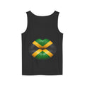 Jamaica Flag Kiss Tank Top — Jamaican Pride Lip Print