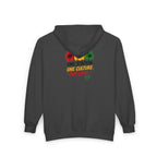 Rasta Palm Zip Hoodie – "One Nation, One Love" Tropical Zip-Up Men Hoodies