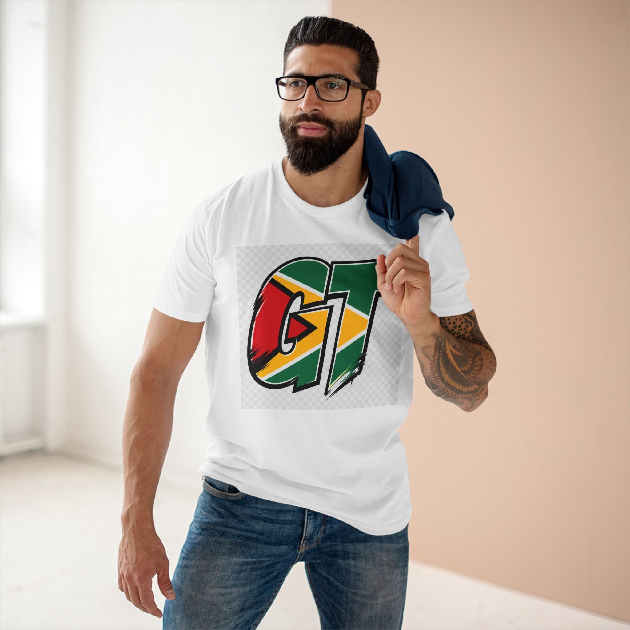Guyana Flag GT Graphic Tee — Caribbean Pride T-Shirt