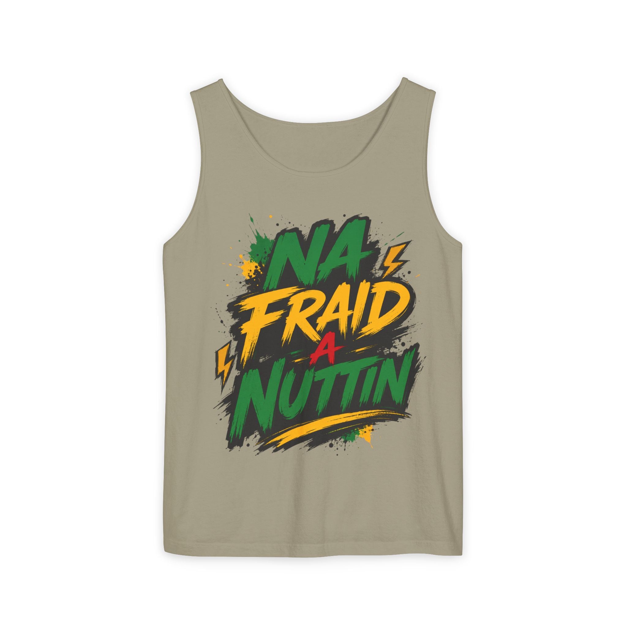 Jamaica Flag Kiss Tank Top — Jamaican Pride Lip Print
