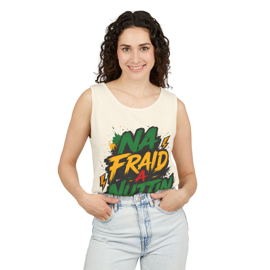 Jamaica Flag Kiss Tank Top — Jamaican Pride Lip Print