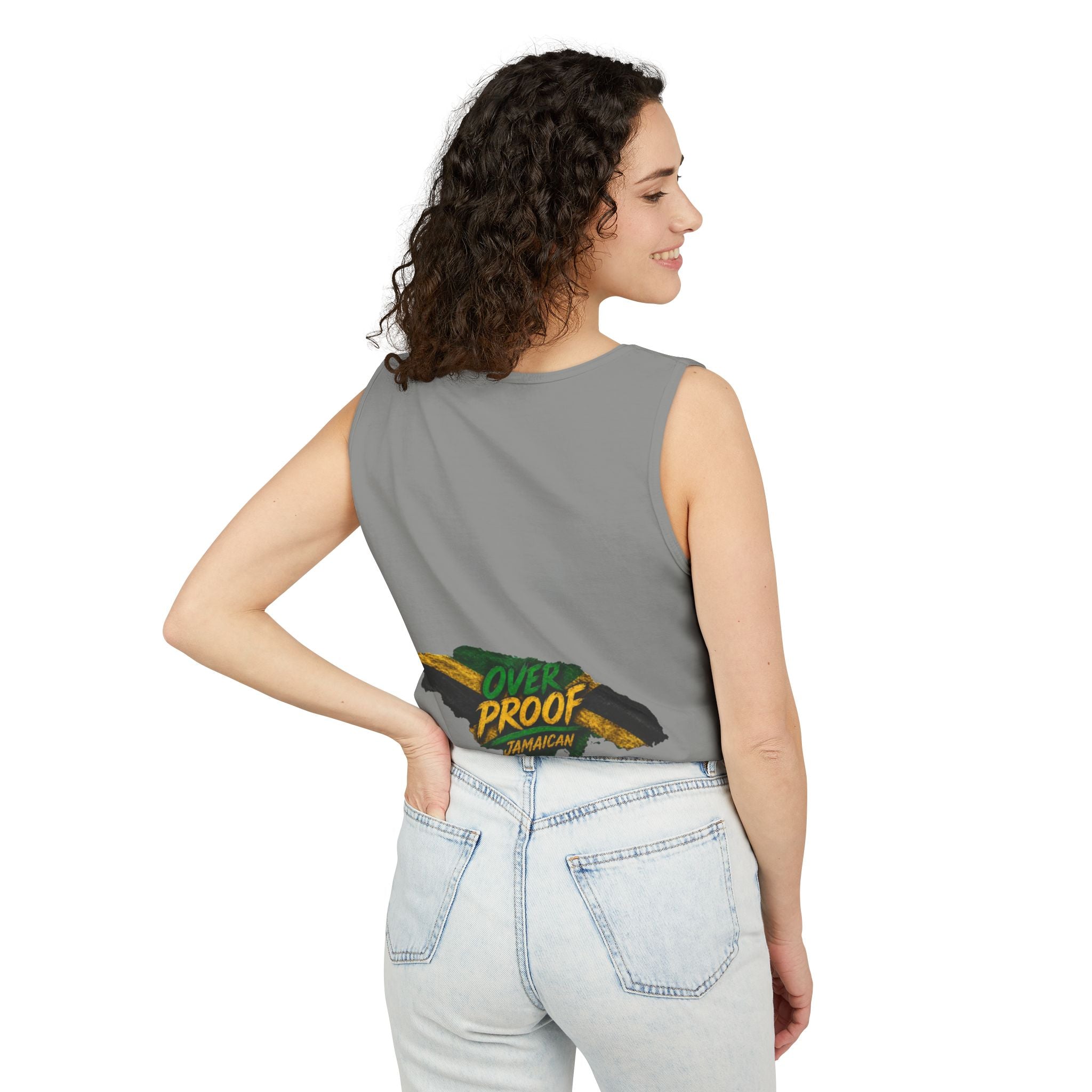 Jamaica Map "Overproof"  Men Tank Top — Island Vibe Graphic Tank