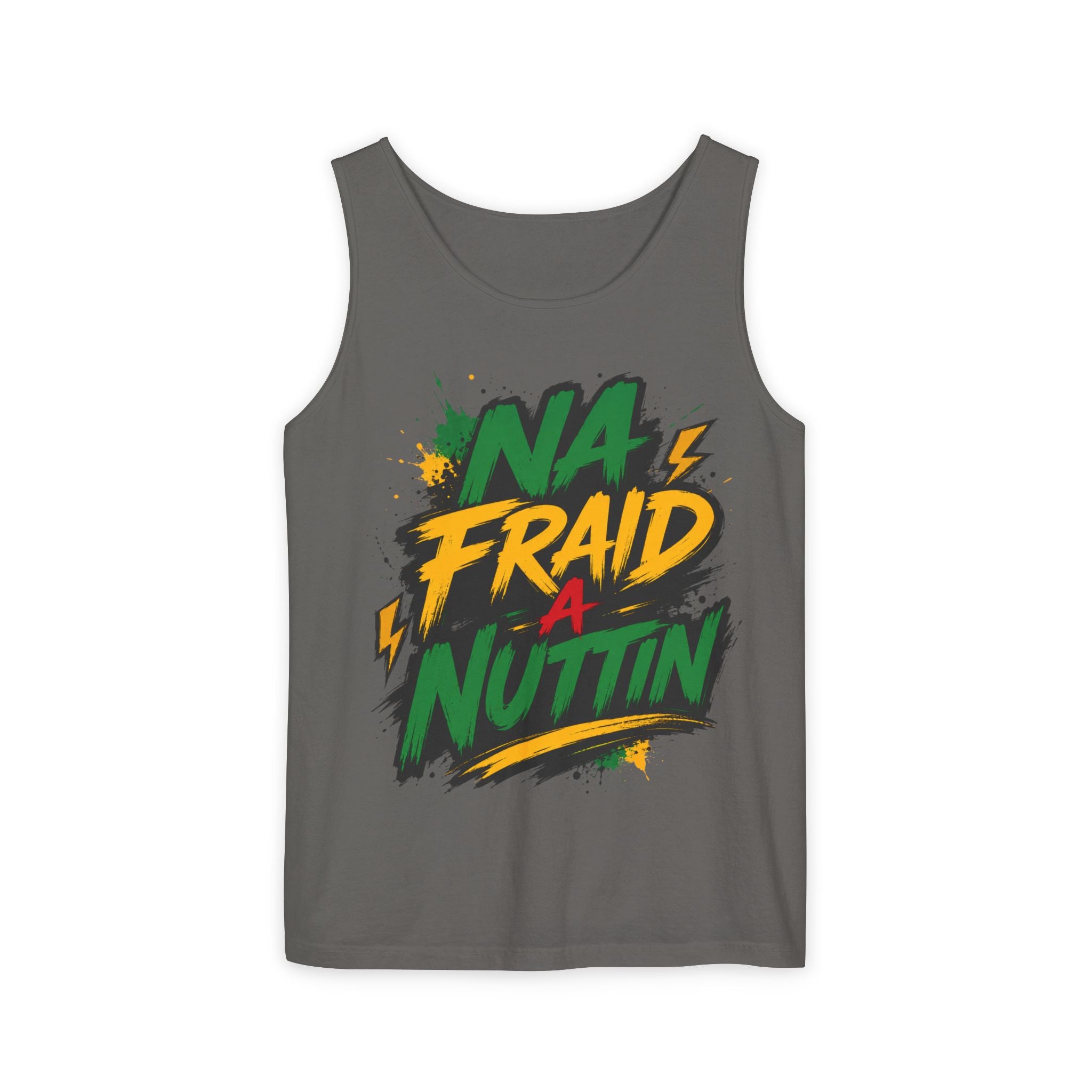 Jamaica Flag Kiss Tank Top — Jamaican Pride Lip Print