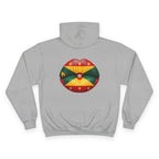Grenada Flag Lips Hoodie — Bold Caribbean Pride Pullover