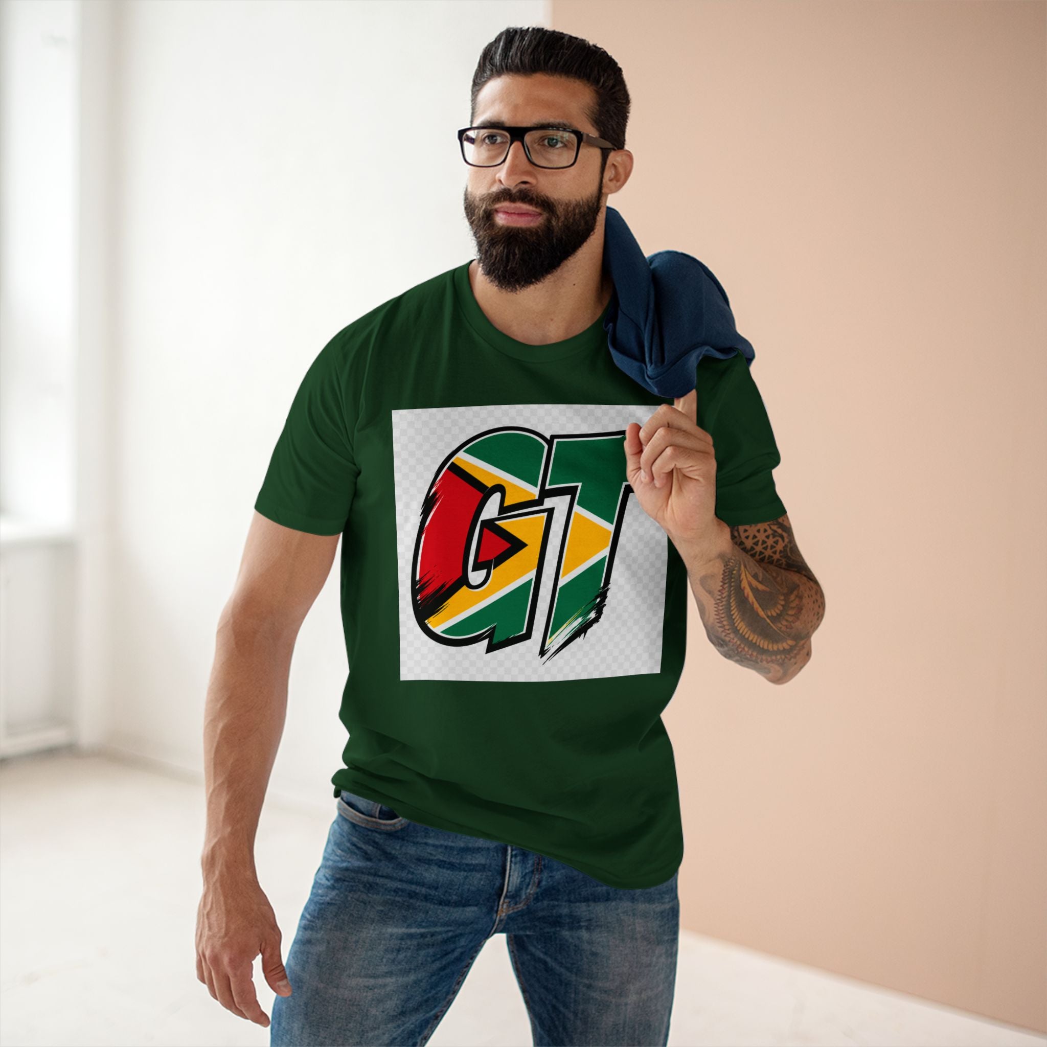 Guyana Flag GT Graphic Tee — Caribbean Pride T-Shirt