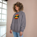 Grenada Flag Lips Hoodie — Bold Caribbean Pride Pullover