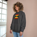 Grenada Flag Lips Hoodie — Bold Caribbean Pride Pullover
