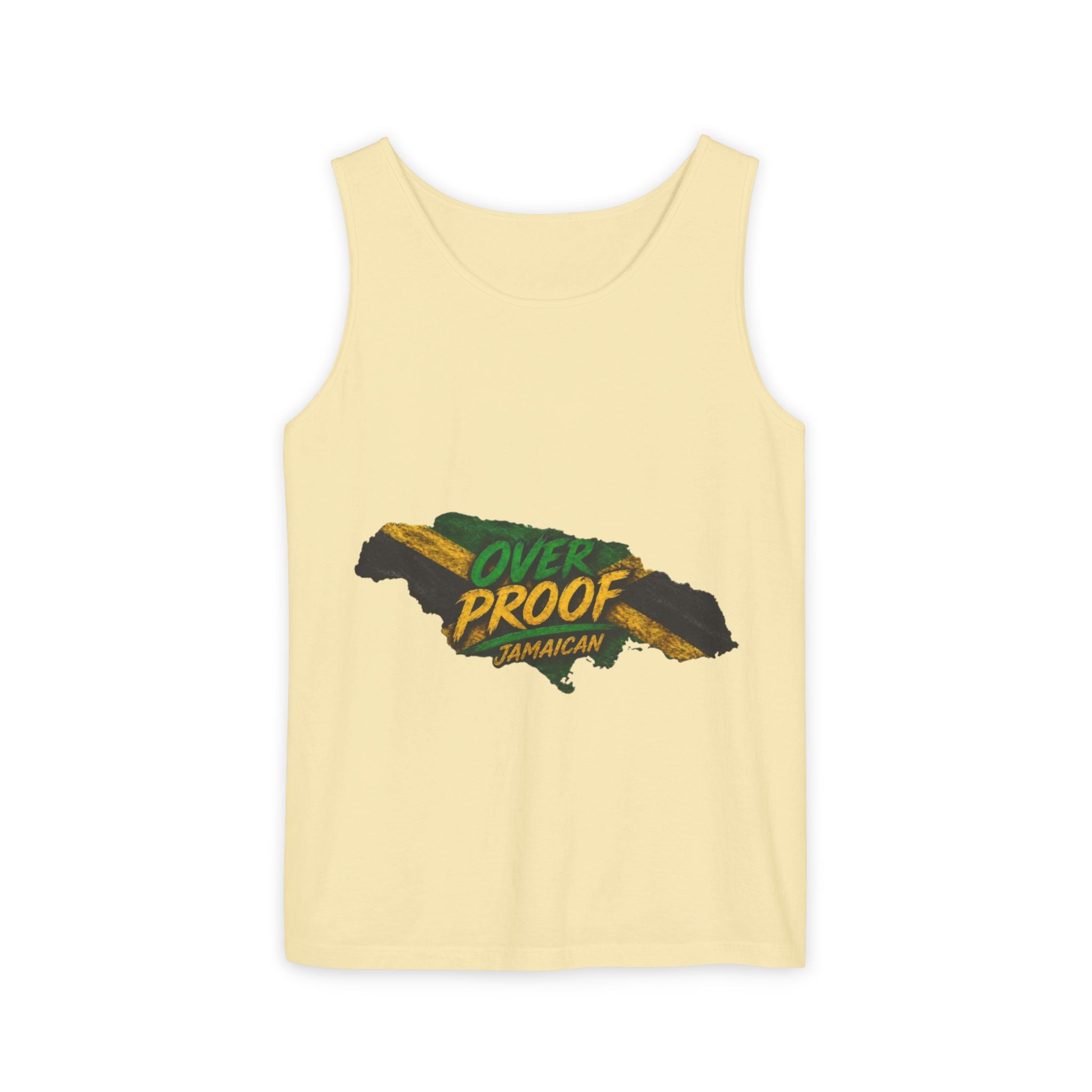Jamaica Map "Overproof"  Men Tank Top — Island Vibe Graphic Tank