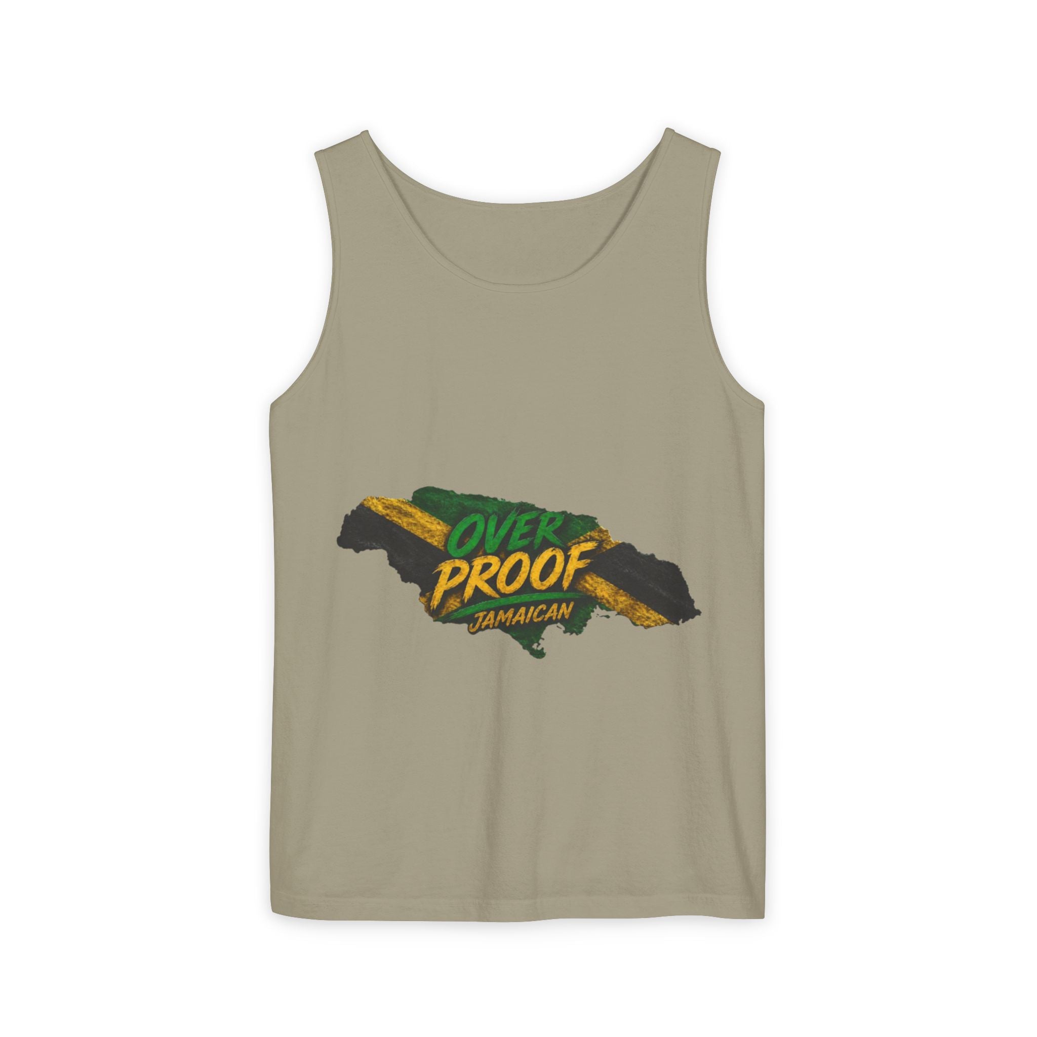 Jamaica Map "Overproof"  Men Tank Top — Island Vibe Graphic Tank