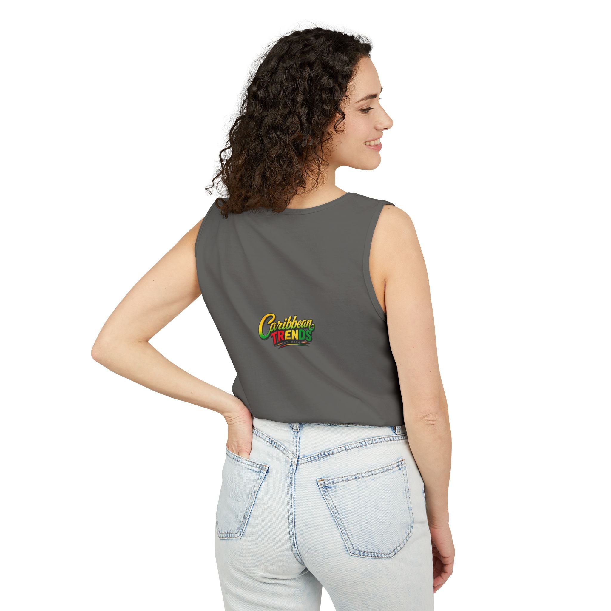 Jamaica Map "Overproof"  Men Tank Top — Island Vibe Graphic Tank
