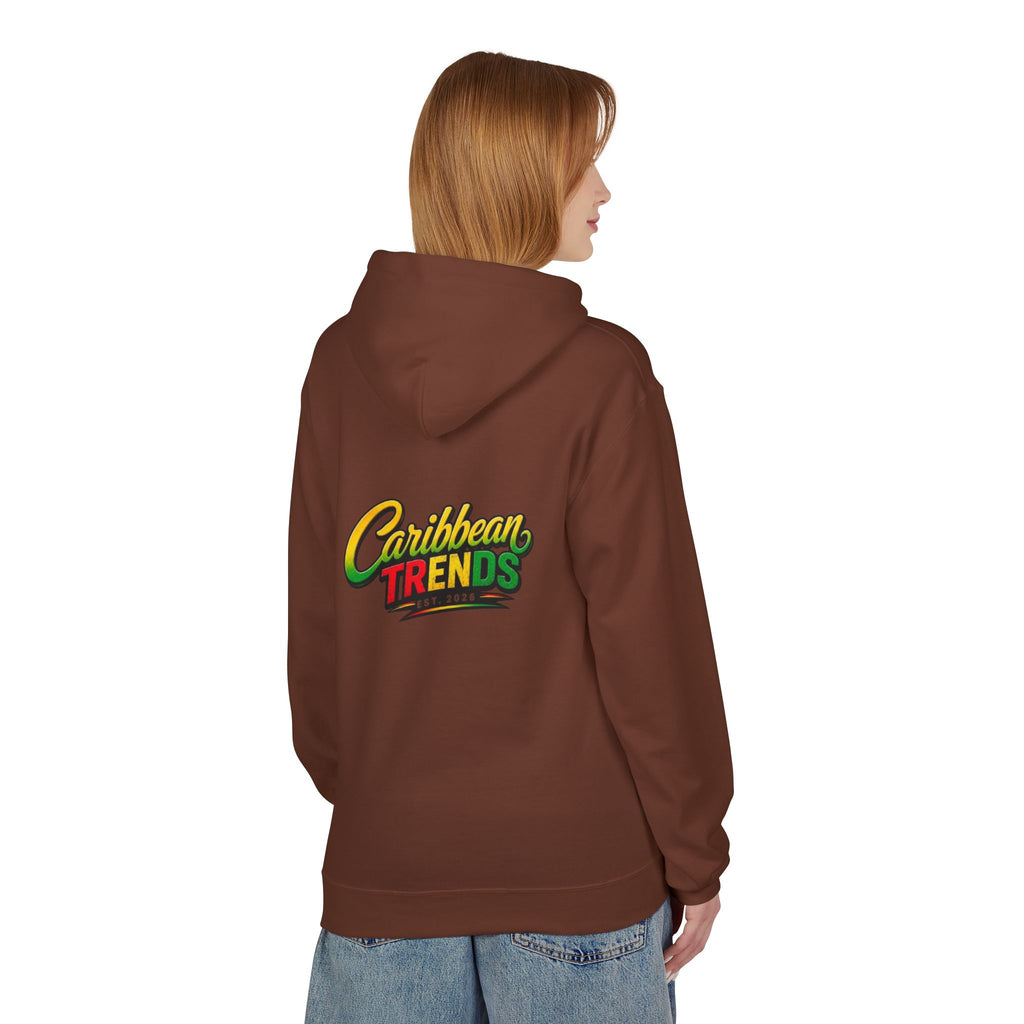 Jamaica Pride Men Hoodie — "Overproof Jamaican" Map Graphic
