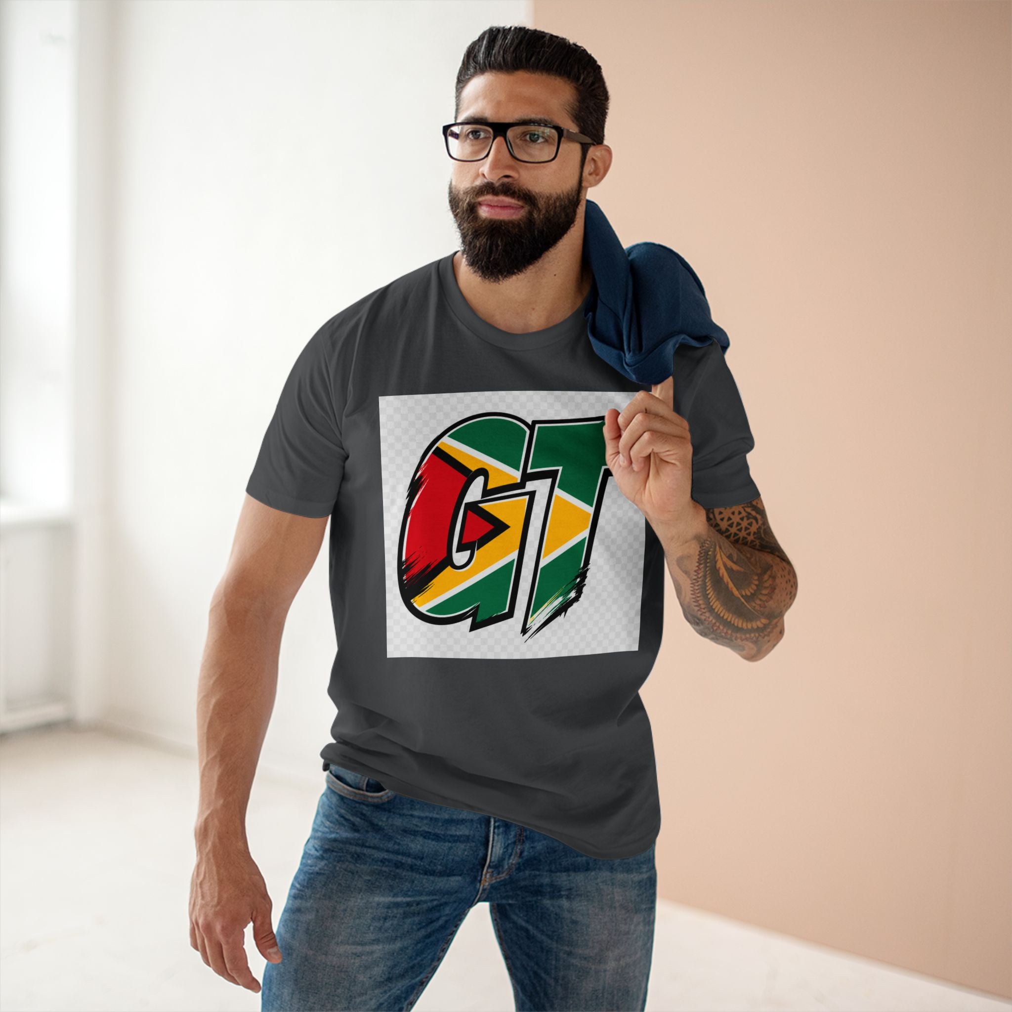 Guyana Flag GT Graphic Tee — Caribbean Pride T-Shirt