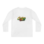 Youth Long Sleeve Tee — "Lil But Smart" Jamaican Flag Kids Shirt