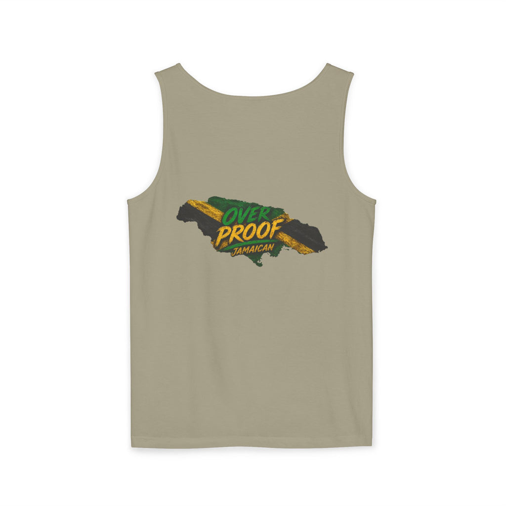 Jamaica Flag Kiss Tank Top — Jamaican Pride Lip Print
