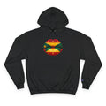 Grenada Flag Lips Hoodie — Bold Caribbean Pride Pullover