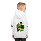 Kids Hoodie — "Lil But Smart" Jamaican Flag Graphic Children's Pullover