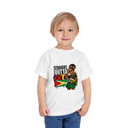 Straight Outta GT Toddler Tee — Guyana Flag Kids Shirt