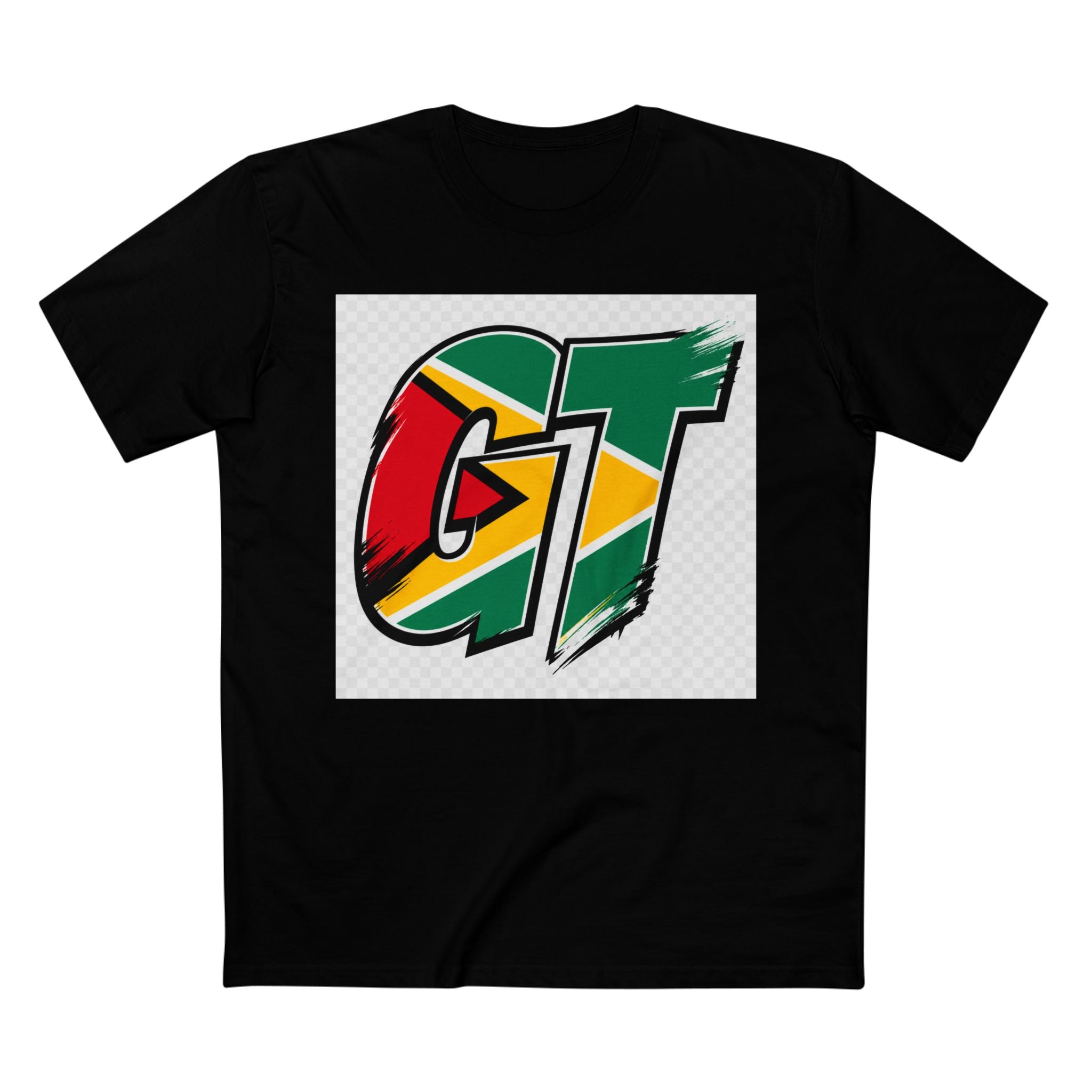Guyana Flag GT Graphic Tee — Caribbean Pride T-Shirt