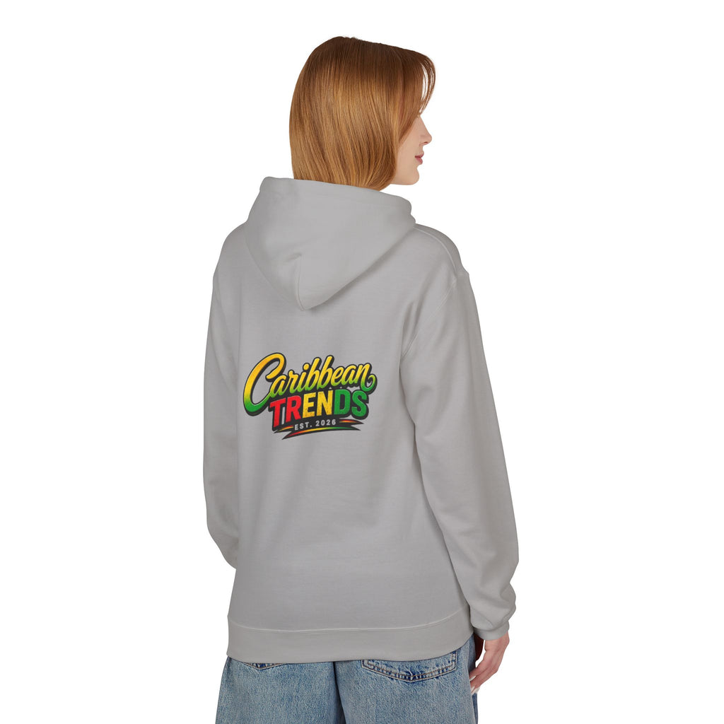 Jamaica Pride Men Hoodie — "Overproof Jamaican" Map Graphic