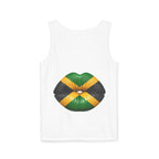 Jamaica Flag Kiss Tank Top — Jamaican Pride Lip Print